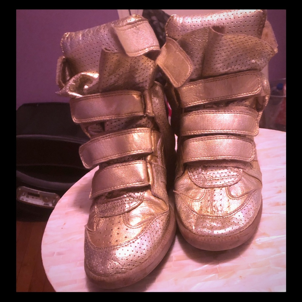 Isabel Marant Beckett Wedge Sneakers Size 38